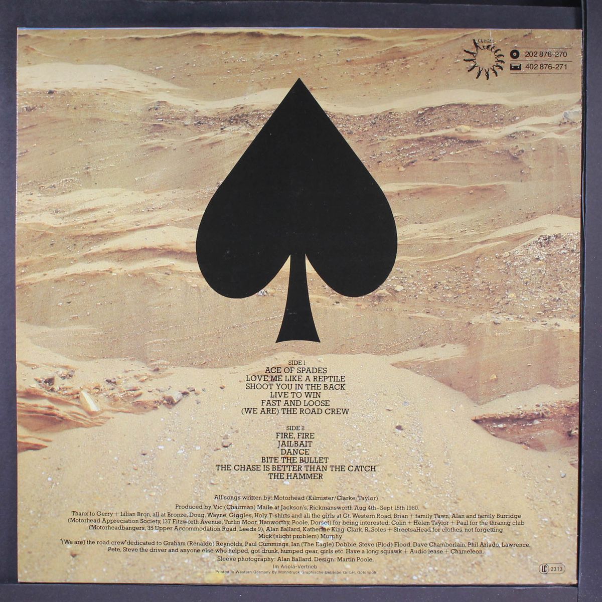 ace of spades by MOTORHEAD