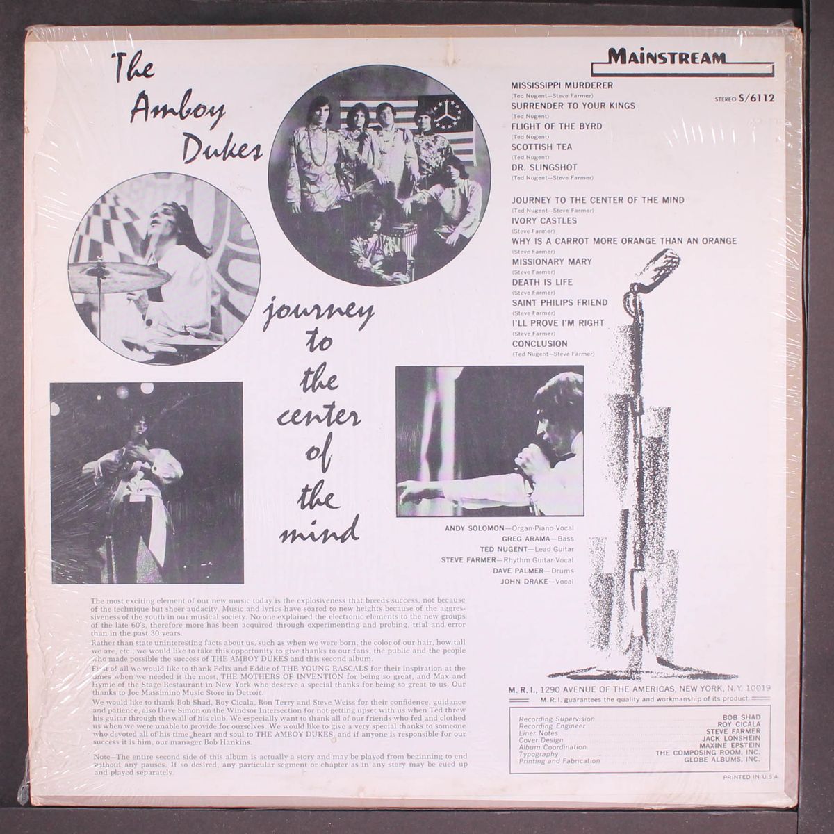 journey to the center of the mind by AMBOY DUKES