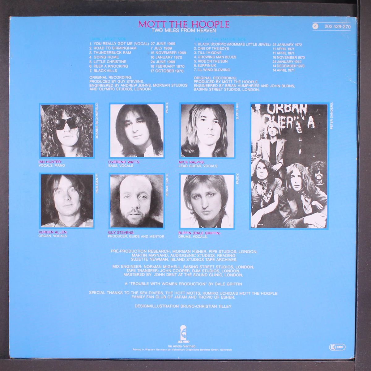 two miles from heaven by MOTT THE HOOPLE