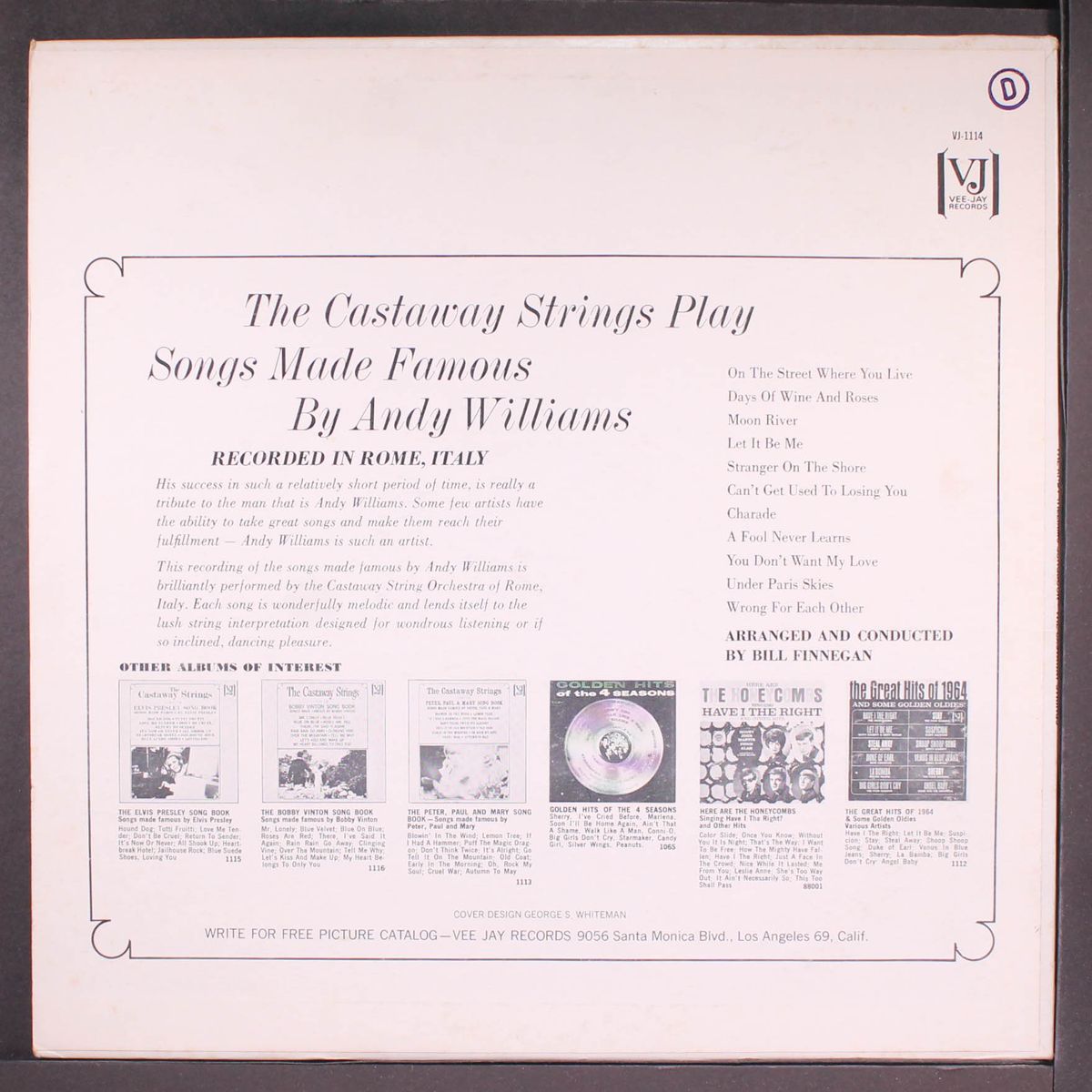 the andy williams song book by CASTAWAY STRINGS