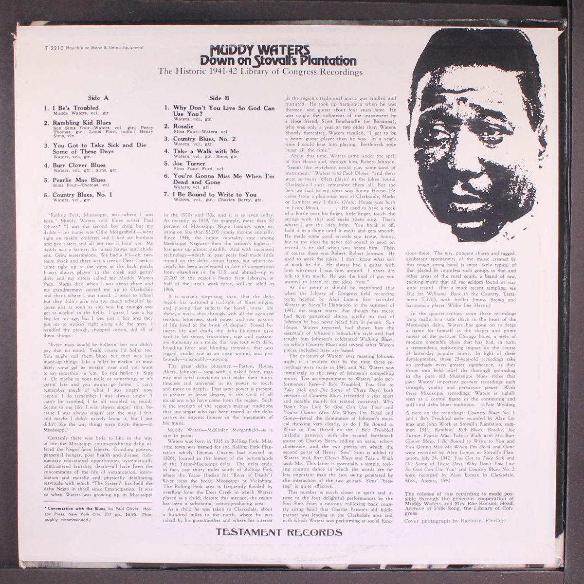 down on stovall's plantation by MUDDY WATERS