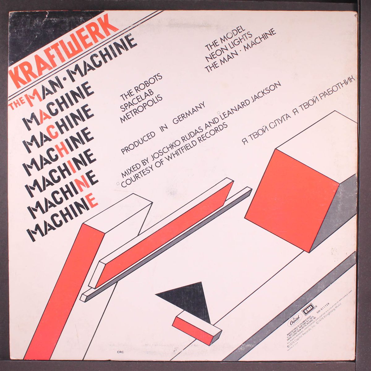 the man-machine by KRAFTWERK