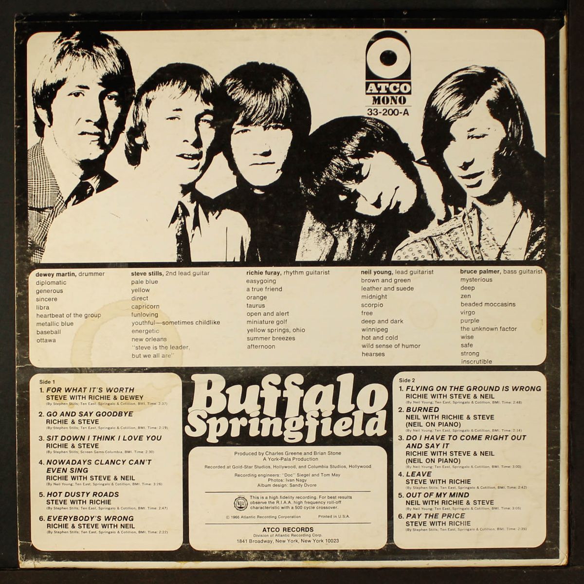 buffalo springfield by BUFFALO SPRINGFIELD