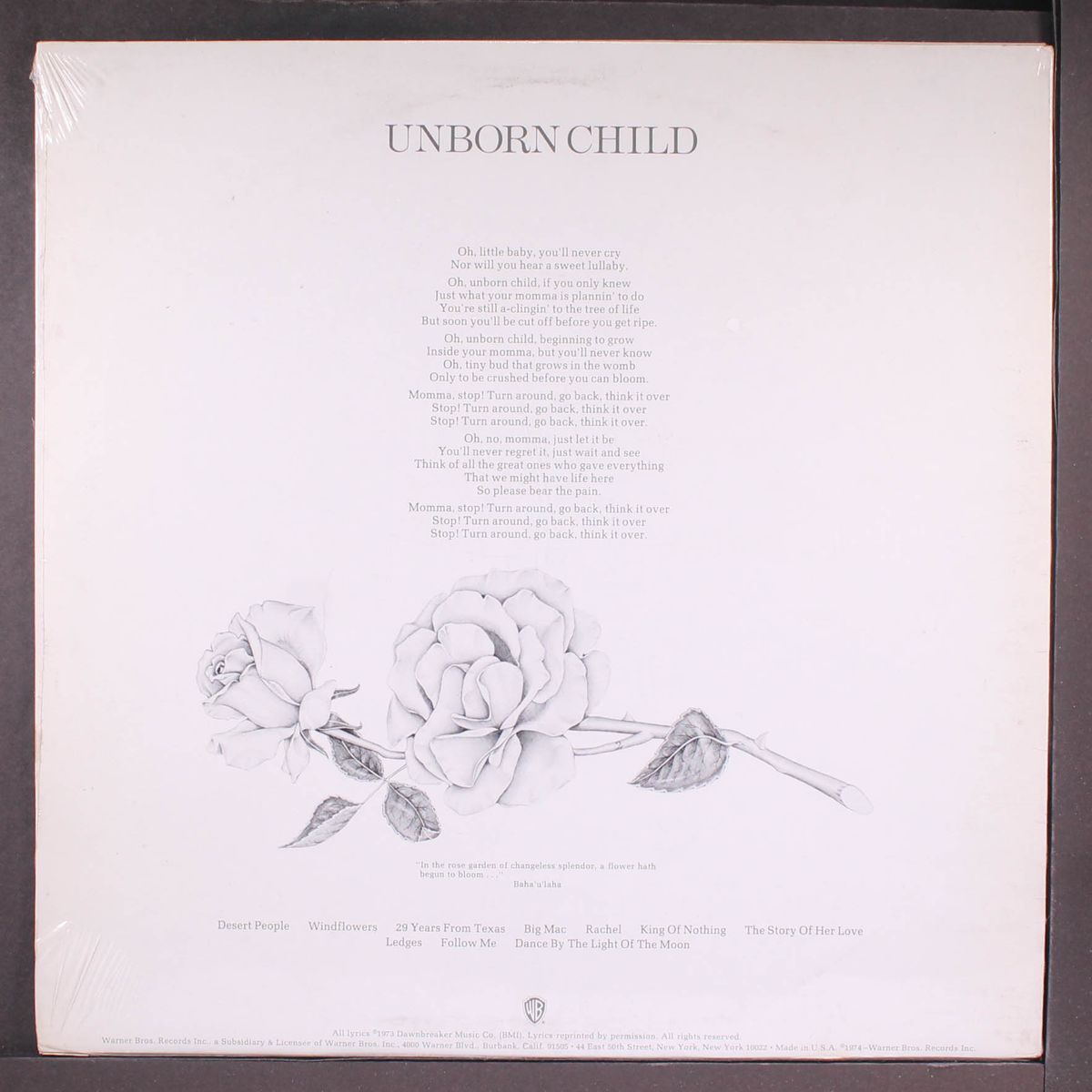 unborn child by SEALS & CROFTS