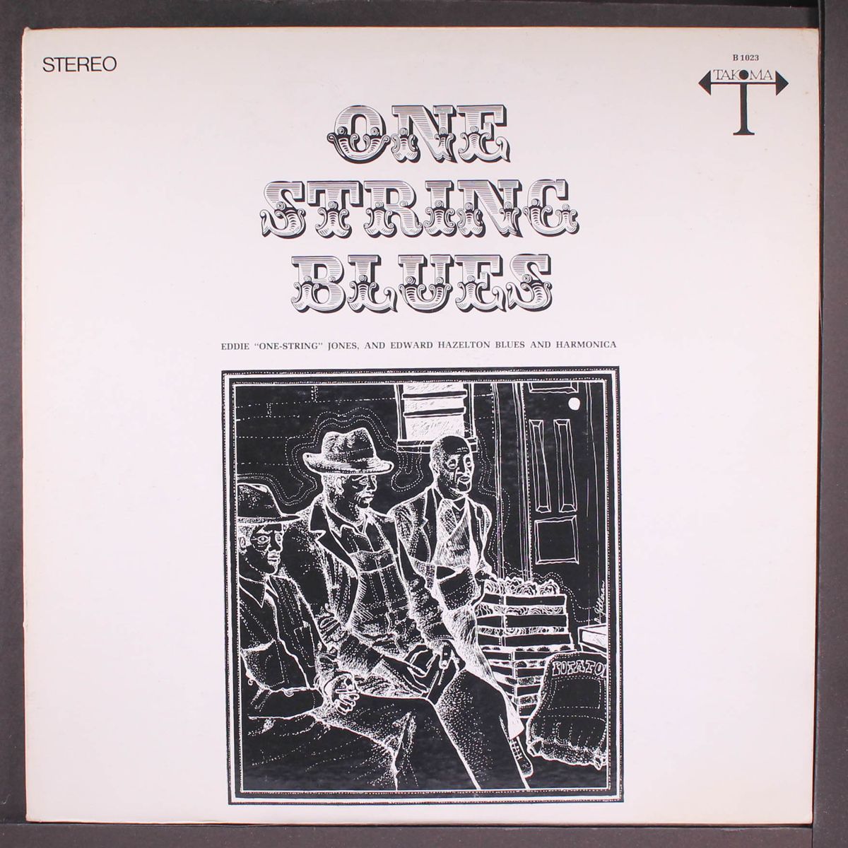 one string blues by EDDIE 'ONE-STRING' JONES & EDWARD HAZELTON