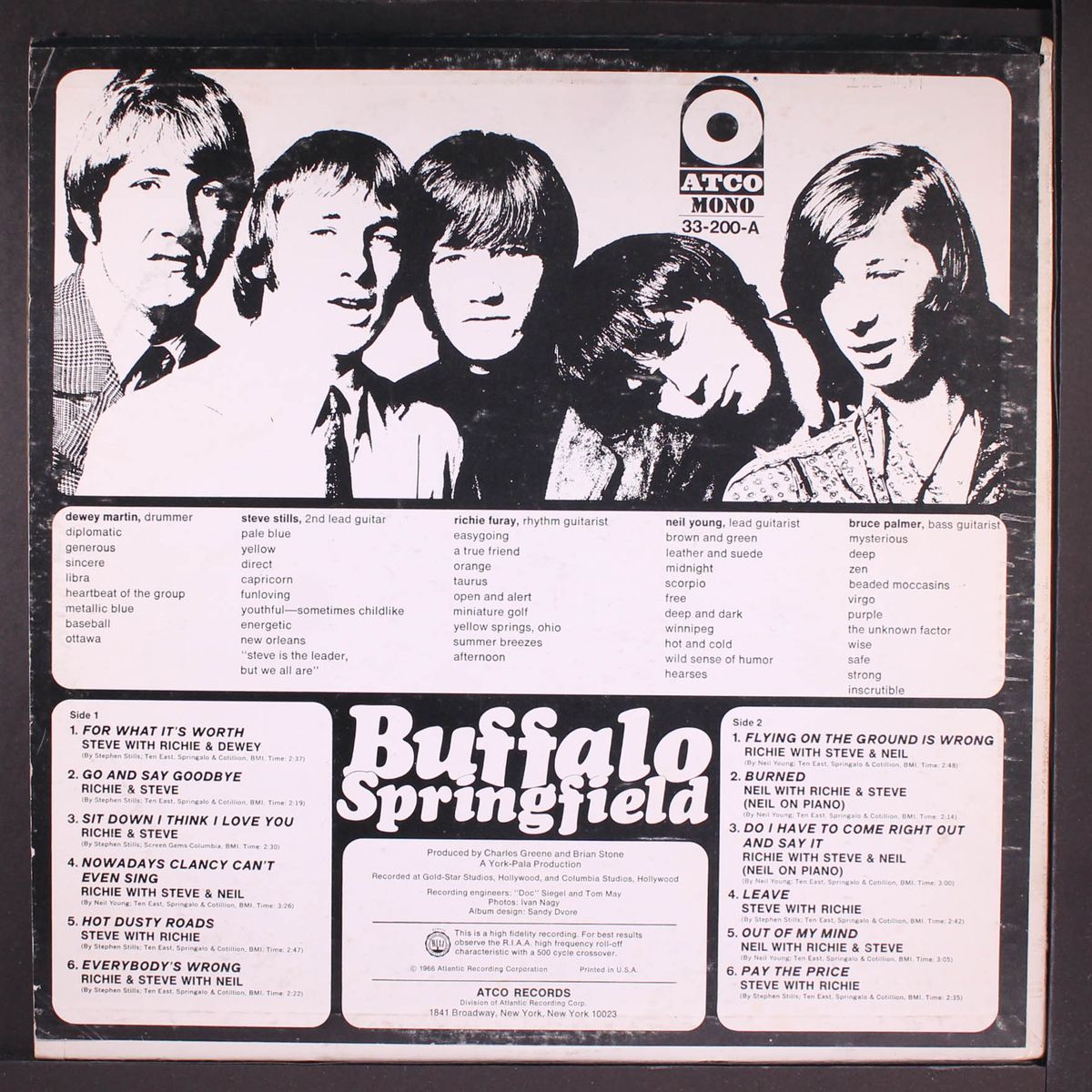 buffalo springfield by BUFFALO SPRINGFIELD