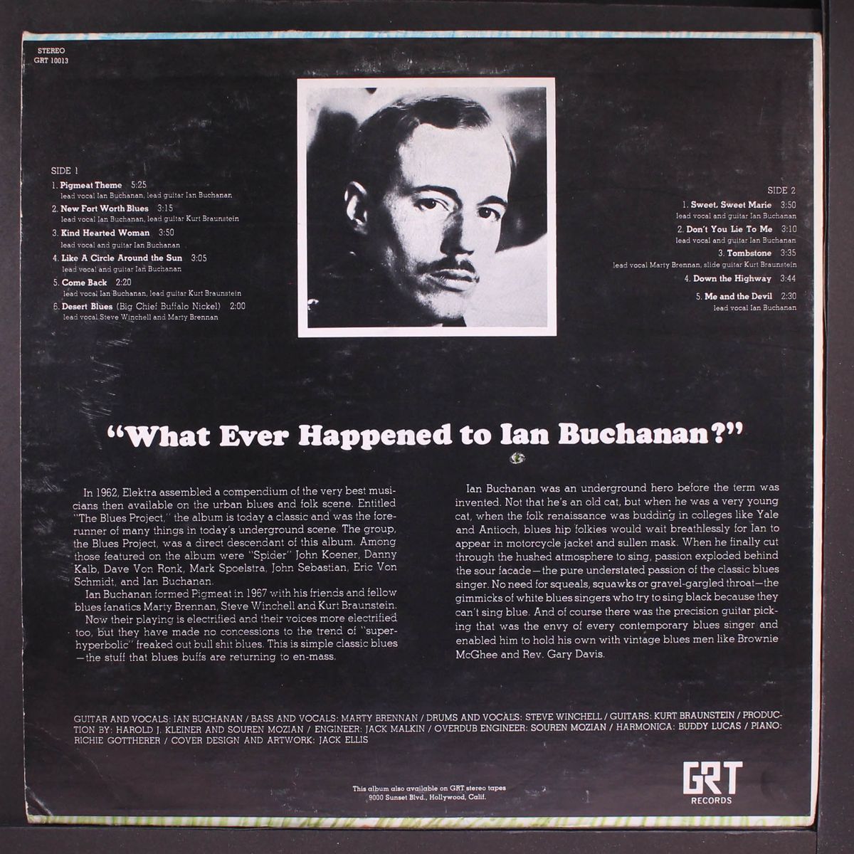 whatever happened to ian buchanan? by PIGMEAT BLUES BAND