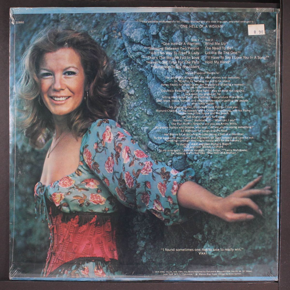 one hell of a woman by VIKKI CARR