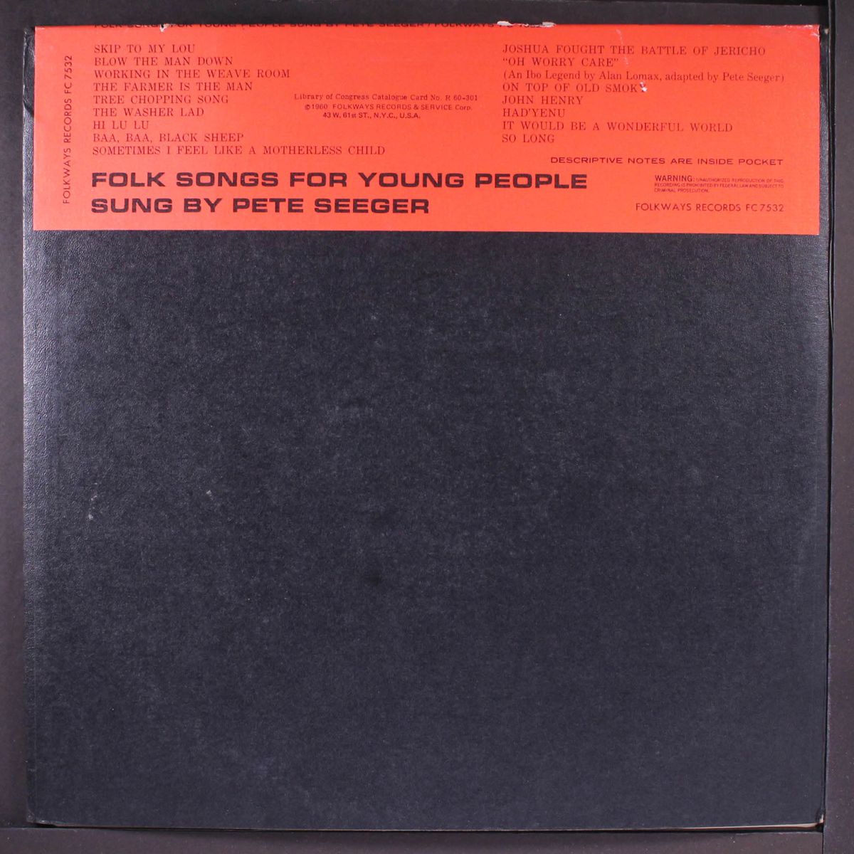 folk songs for young people by PETE SEEGER