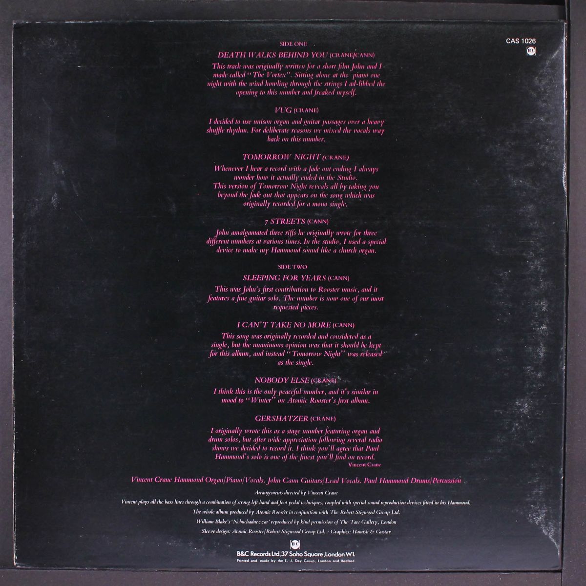 death walks behind you by ATOMIC ROOSTER