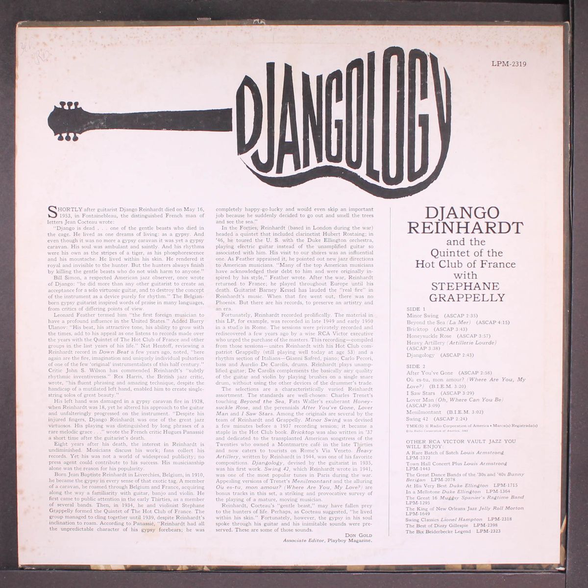djangology by DJANGO REINHARDT