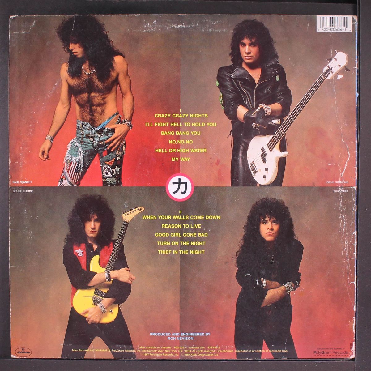 crazy nights by KISS