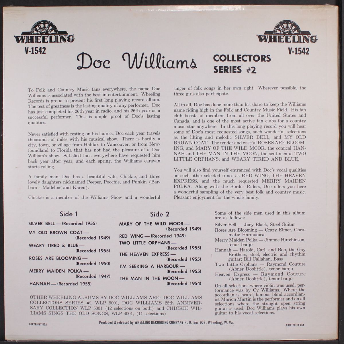 collector's series #2 by DOC WILLIAMS