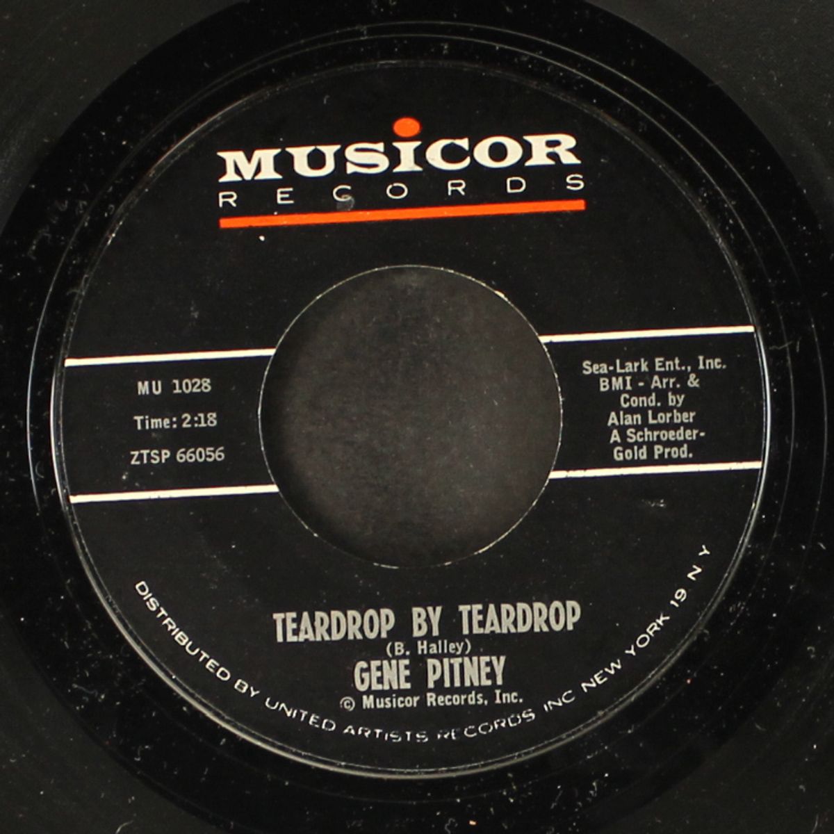 mecca / teardrop by teardrop by GENE PITNEY