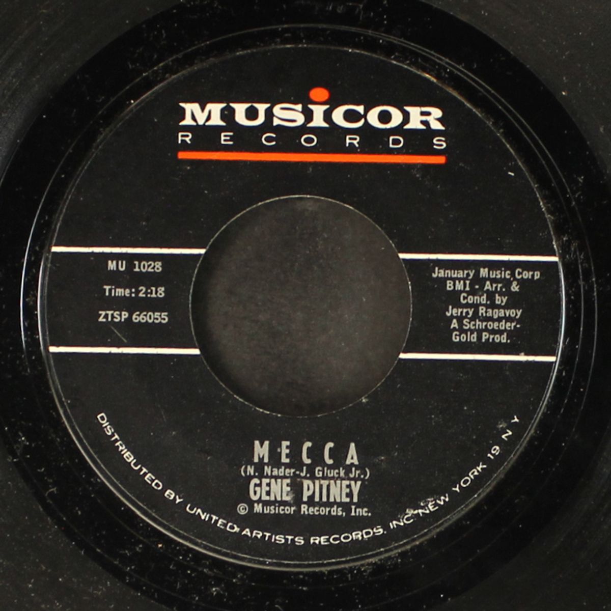 mecca / teardrop by teardrop by GENE PITNEY