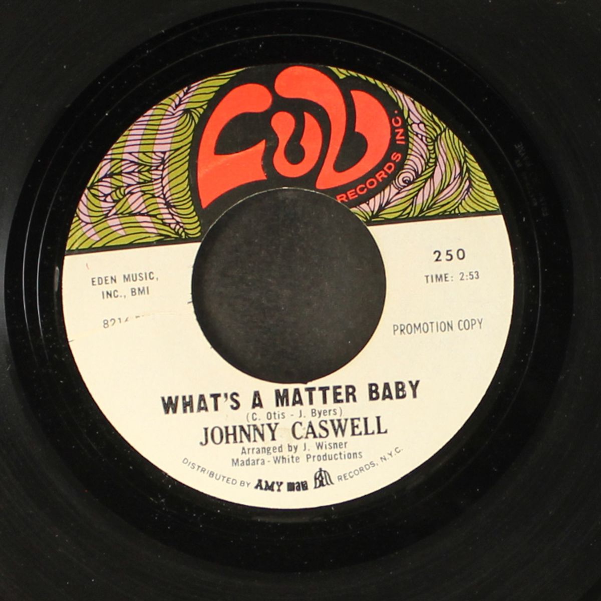faces / what's a matter baby by JOHNNY CASWELL