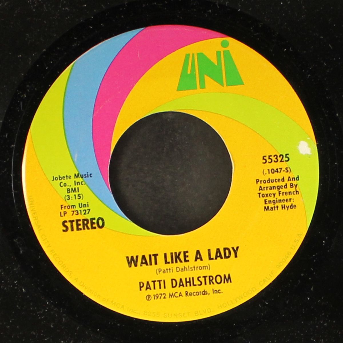comfortable / wait like a lady by PATTI DAHLSTROM