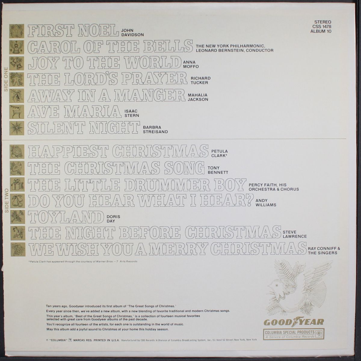 best of the great songs of christmas by VARIOUS