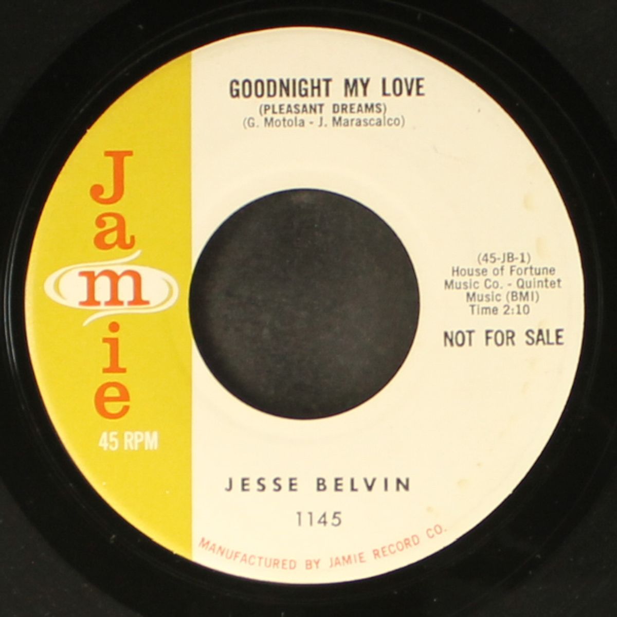 goodnight my love / my desire by JESSE BELVIN
