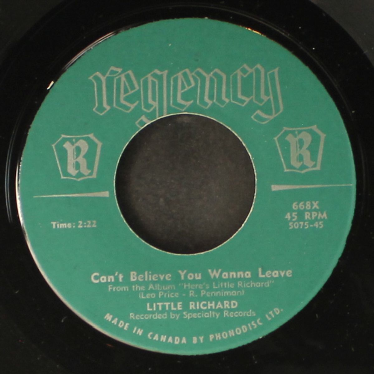 keep a knockin' / can't believe you wanna leave by LITTLE RICHARD
