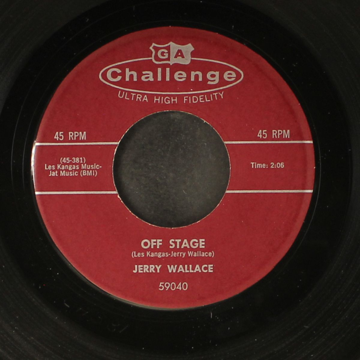 off stage / a touch of pink by JERRY WALLACE