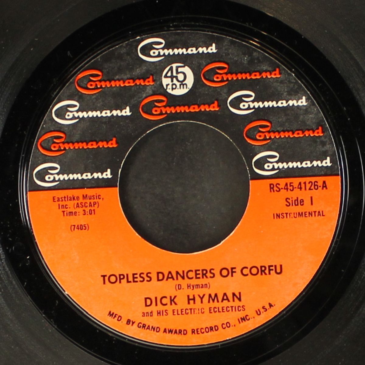 the minotaur / topless dance of corfu by DICK HYMAN & ELECTRIC ECLECTICS