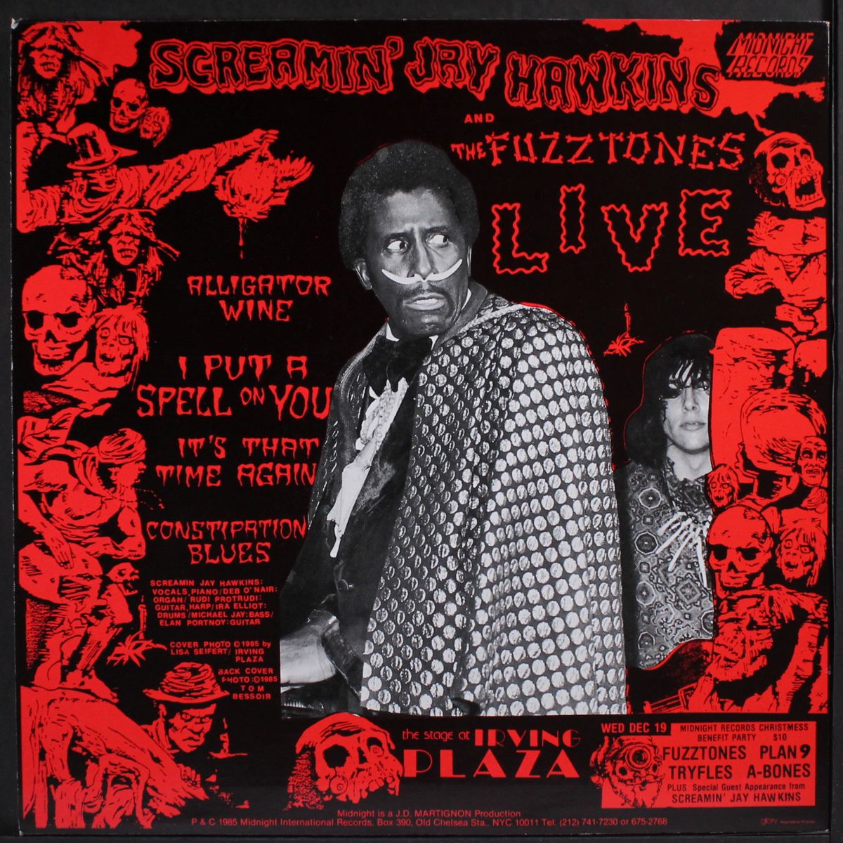 live by SCREAMIN' JAY HAWKINS & FUZZTONES