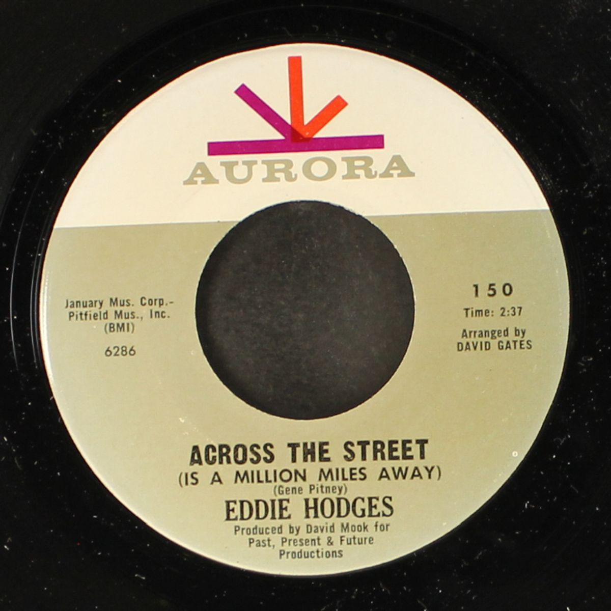across the street / she doesn't love me by EDDIE HODGES