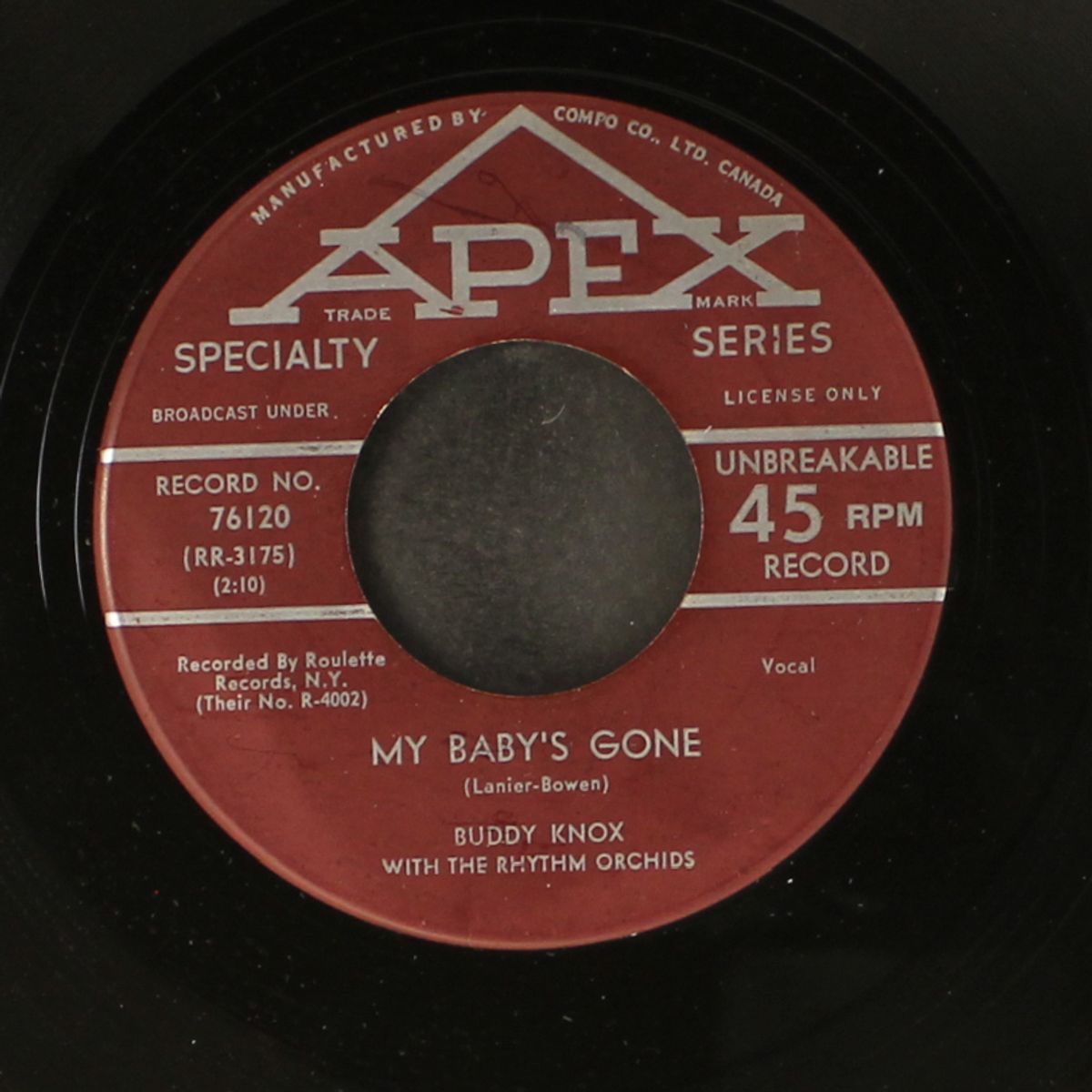 party doll / my baby's gone by BUDDY KNOX
