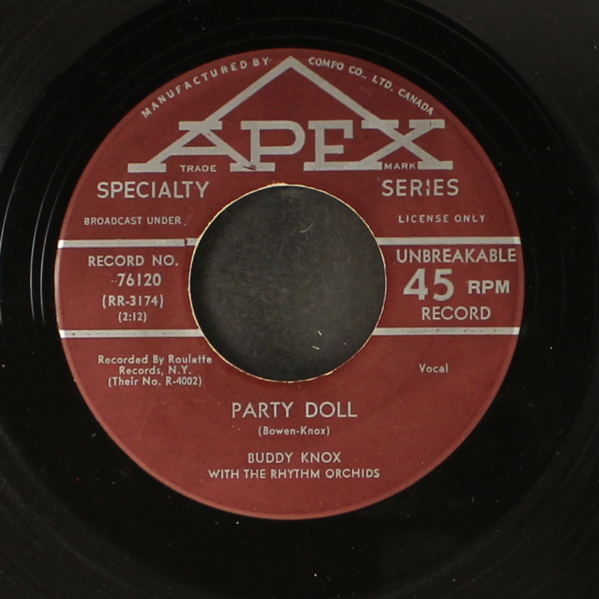 party doll / my baby's gone by BUDDY KNOX