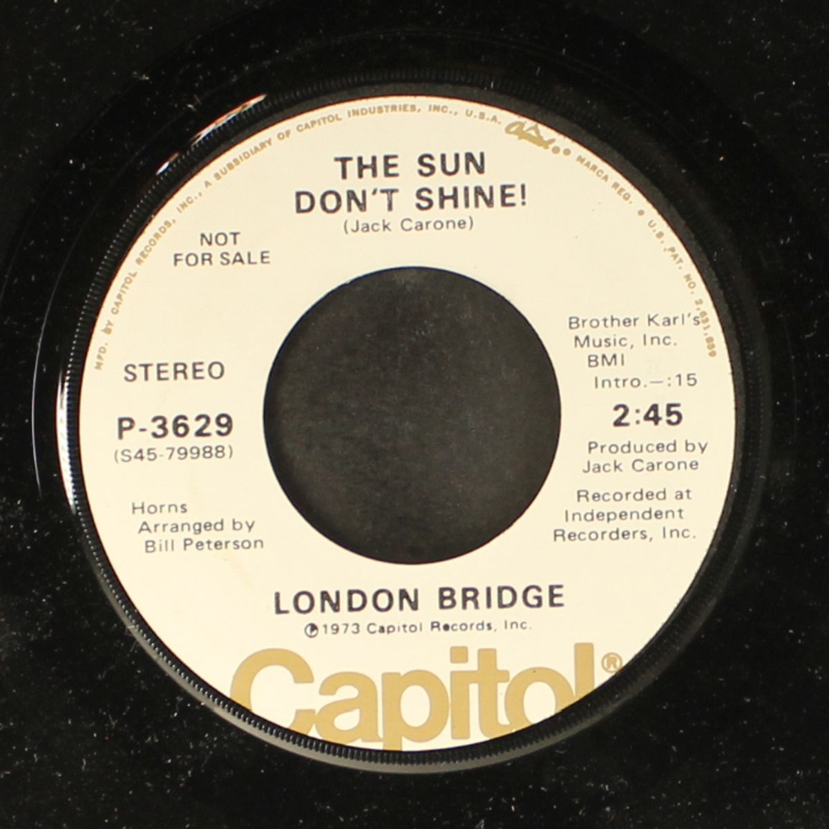 don't worry baby / the sun don't shine by LONDON BRIDGE