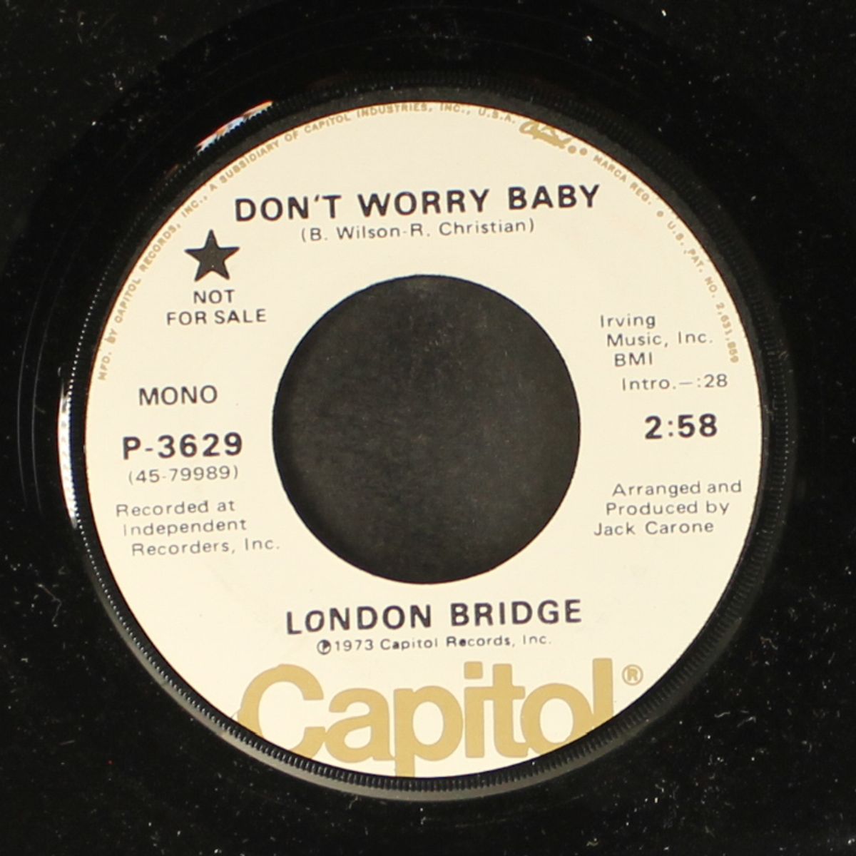 don't worry baby / the sun don't shine by LONDON BRIDGE