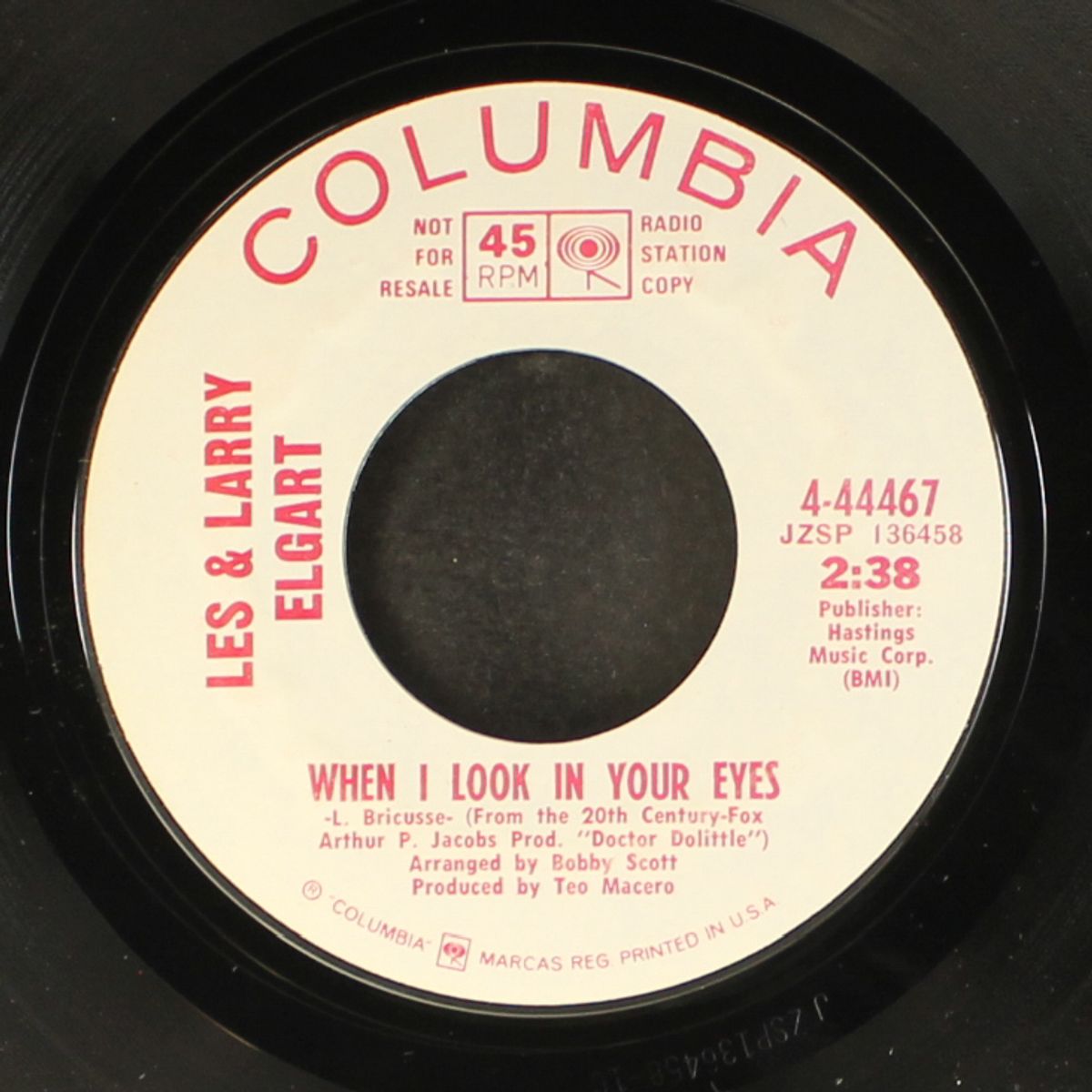 the sounds of silence / when i look in your eyes by LES & LARRY ELGART