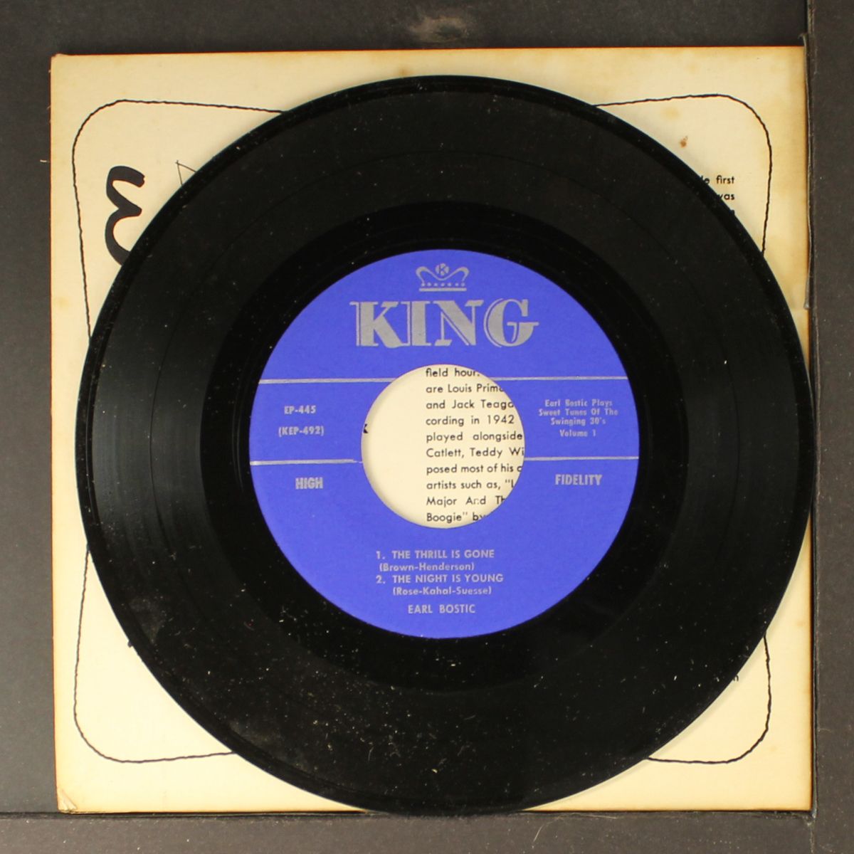 play sweet tunes of the swinging 30s by EARL BOSTIC