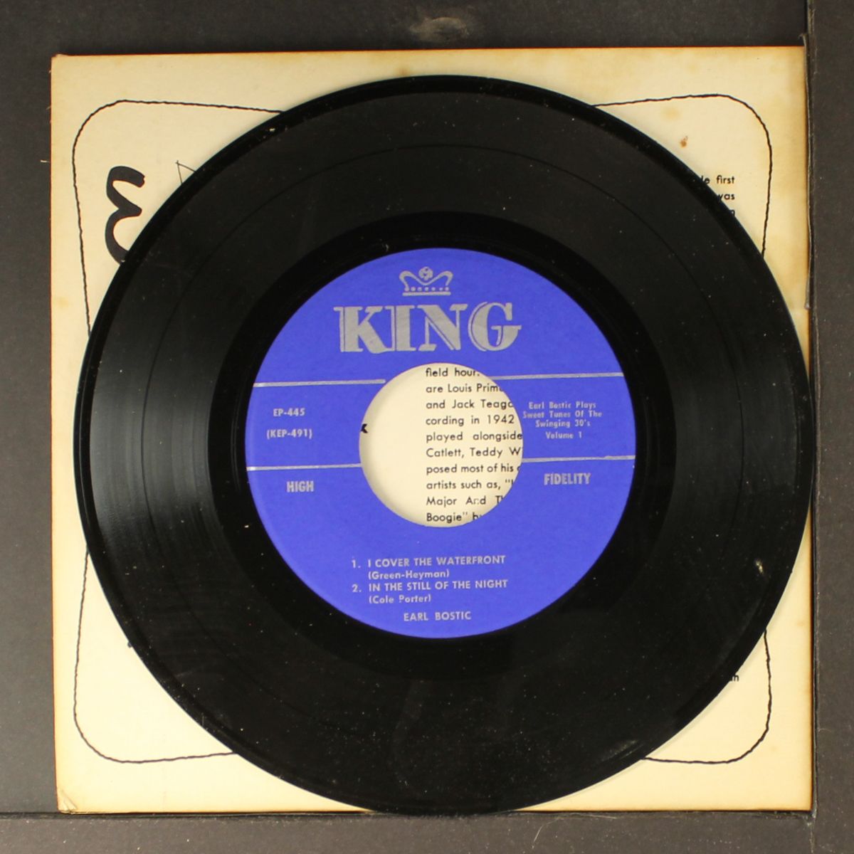 play sweet tunes of the swinging 30s by EARL BOSTIC