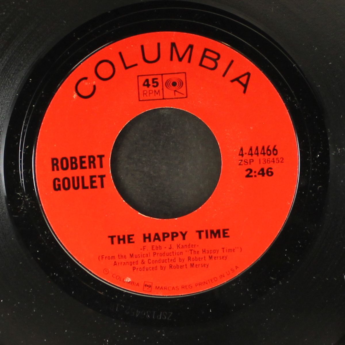 i don't remember you / the happy time by ROBERT GOULET