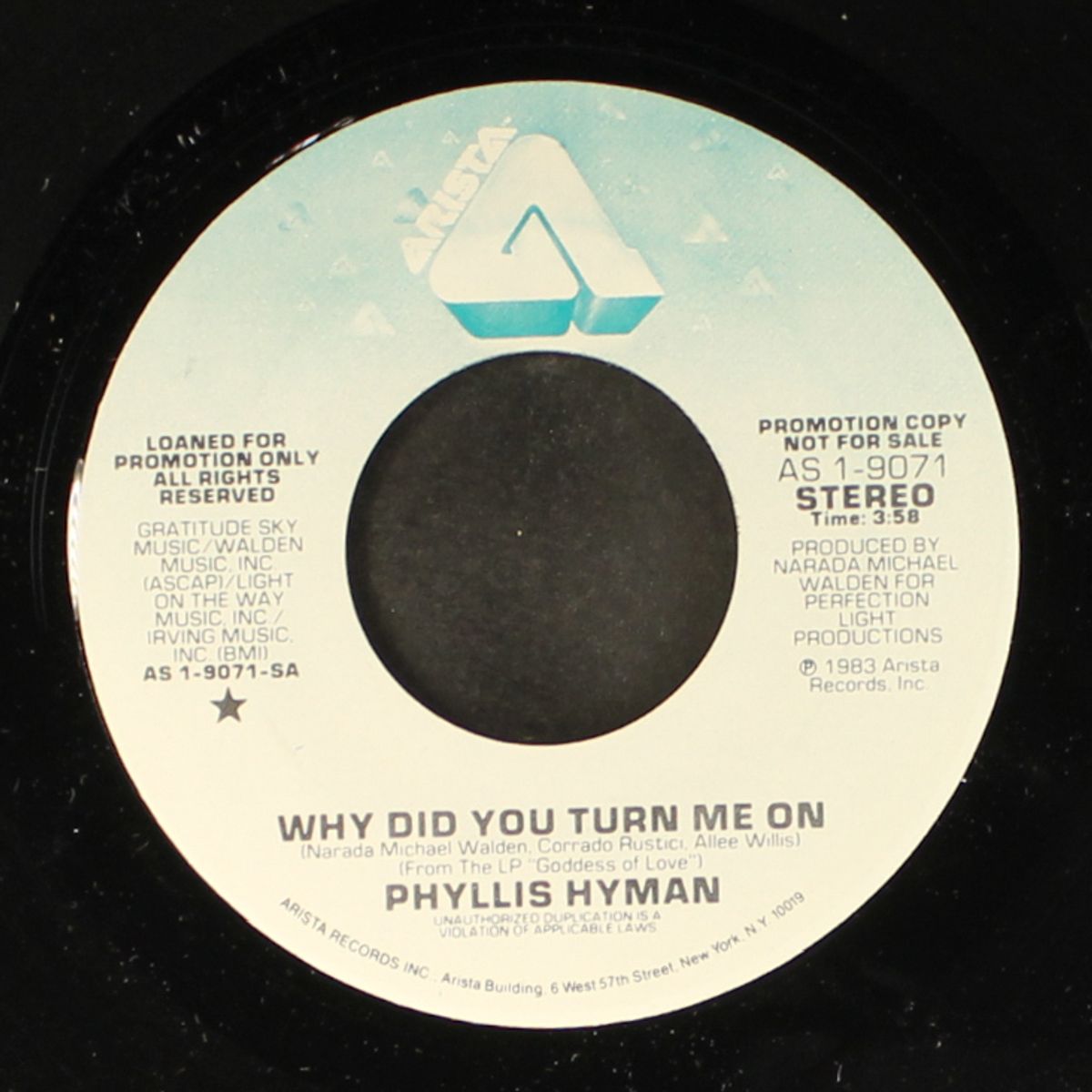 why did you turn me on / mono by PHYLLIS HYMAN