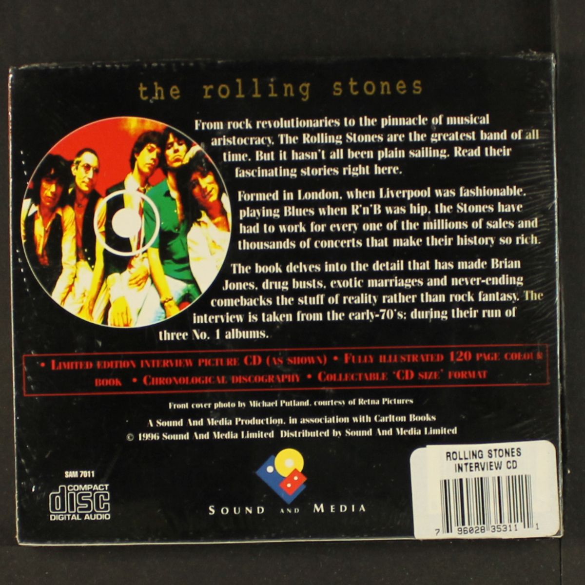 interview disc & fully illustrated book by ROLLING STONES