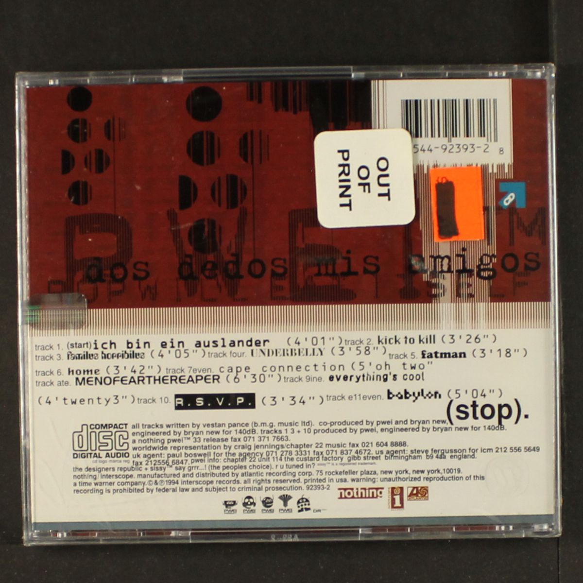 dos dedos mis amigos by POP WILL EAT ITSELF