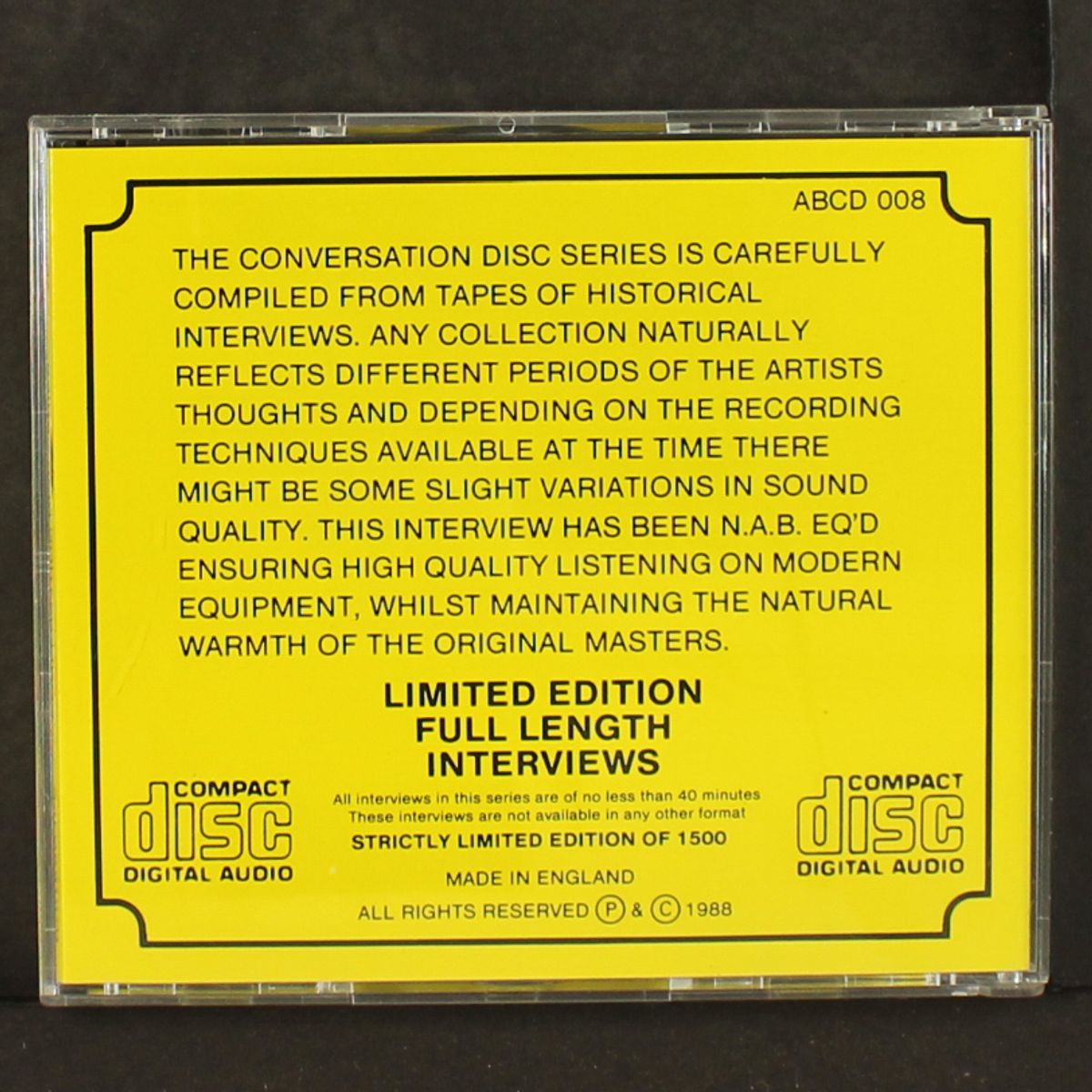 conversation disc series by WHITESNAKE
