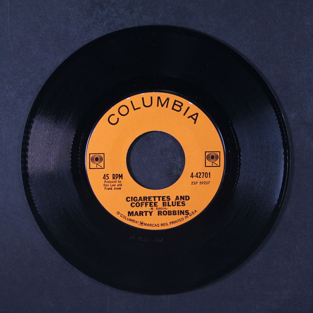 teenager's dad / cigarettes and coffee blues by MARTY ROBBINS