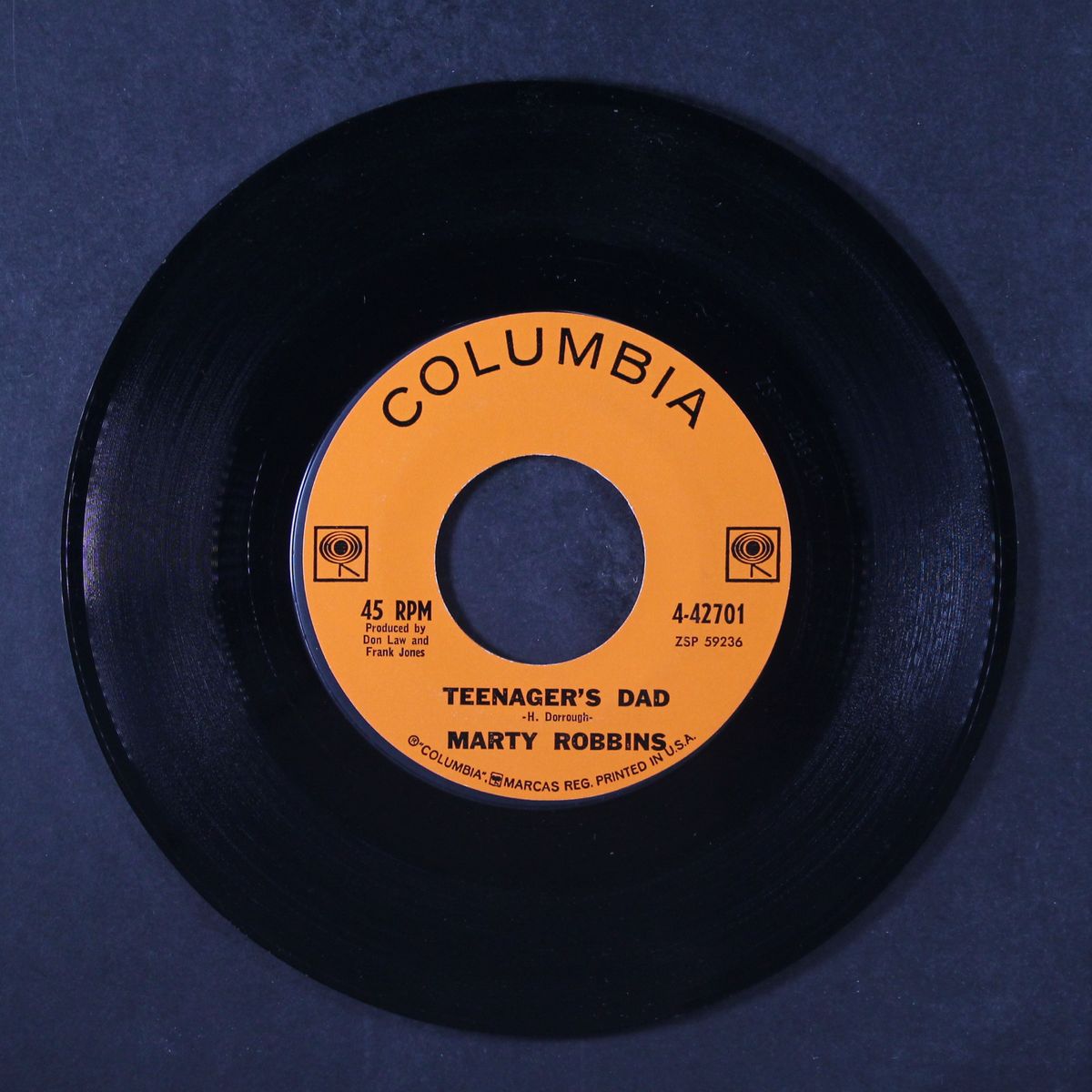 teenager's dad / cigarettes and coffee blues by MARTY ROBBINS
