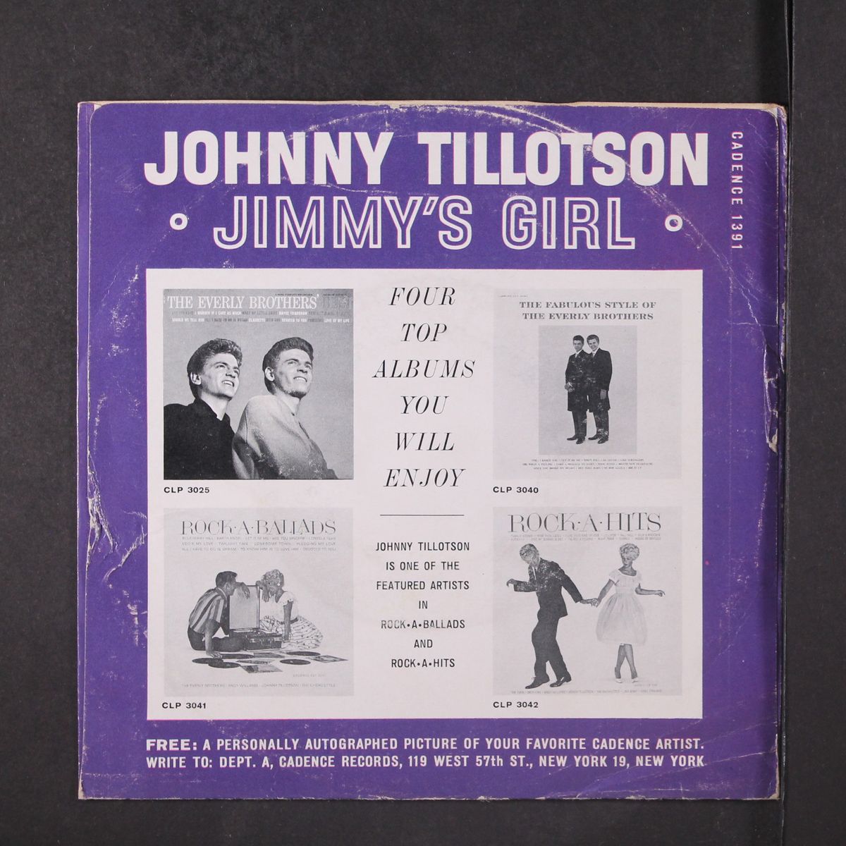 jimmy's girl by JOHNNY TILLOTSON