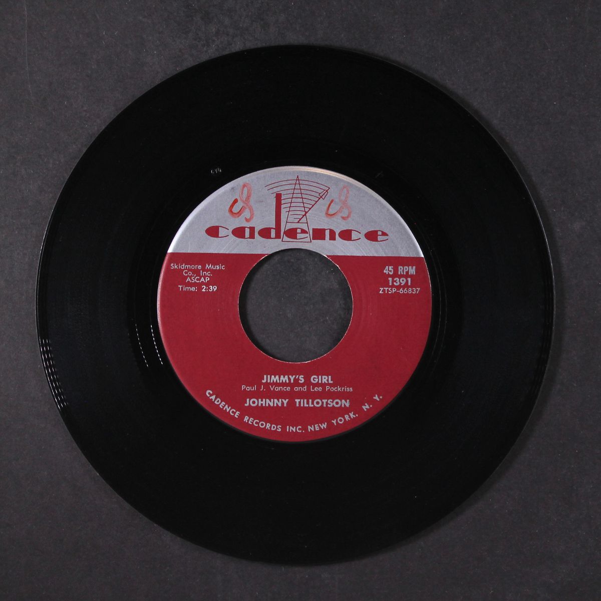 jimmy's girl by JOHNNY TILLOTSON