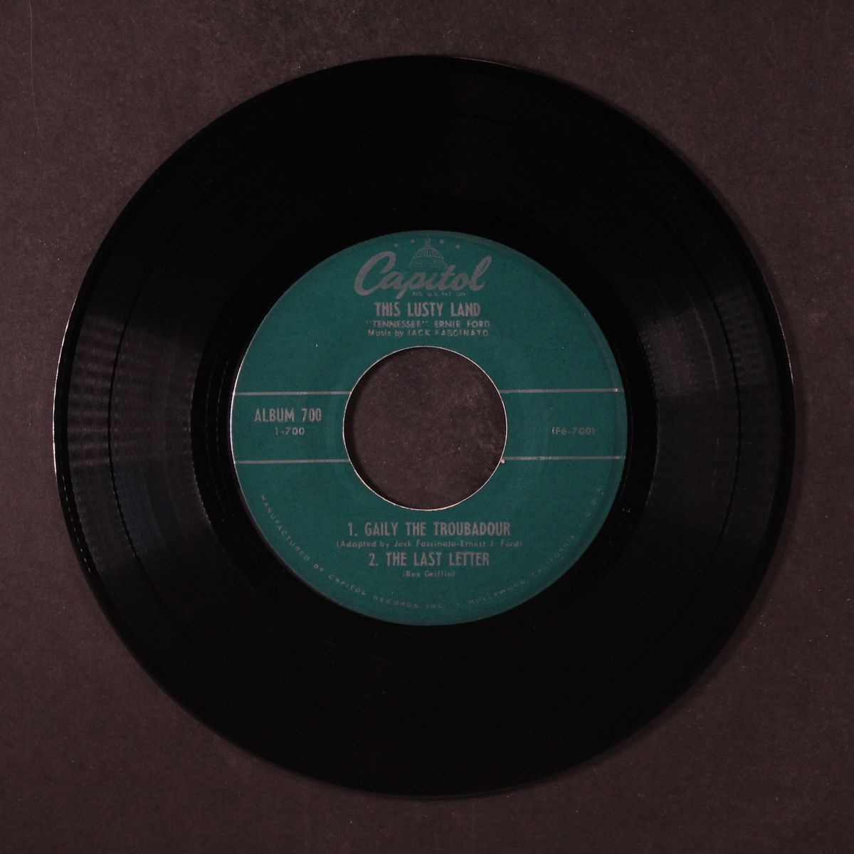 this lusty land, part 1 by TENNESSEE ERNIE FORD