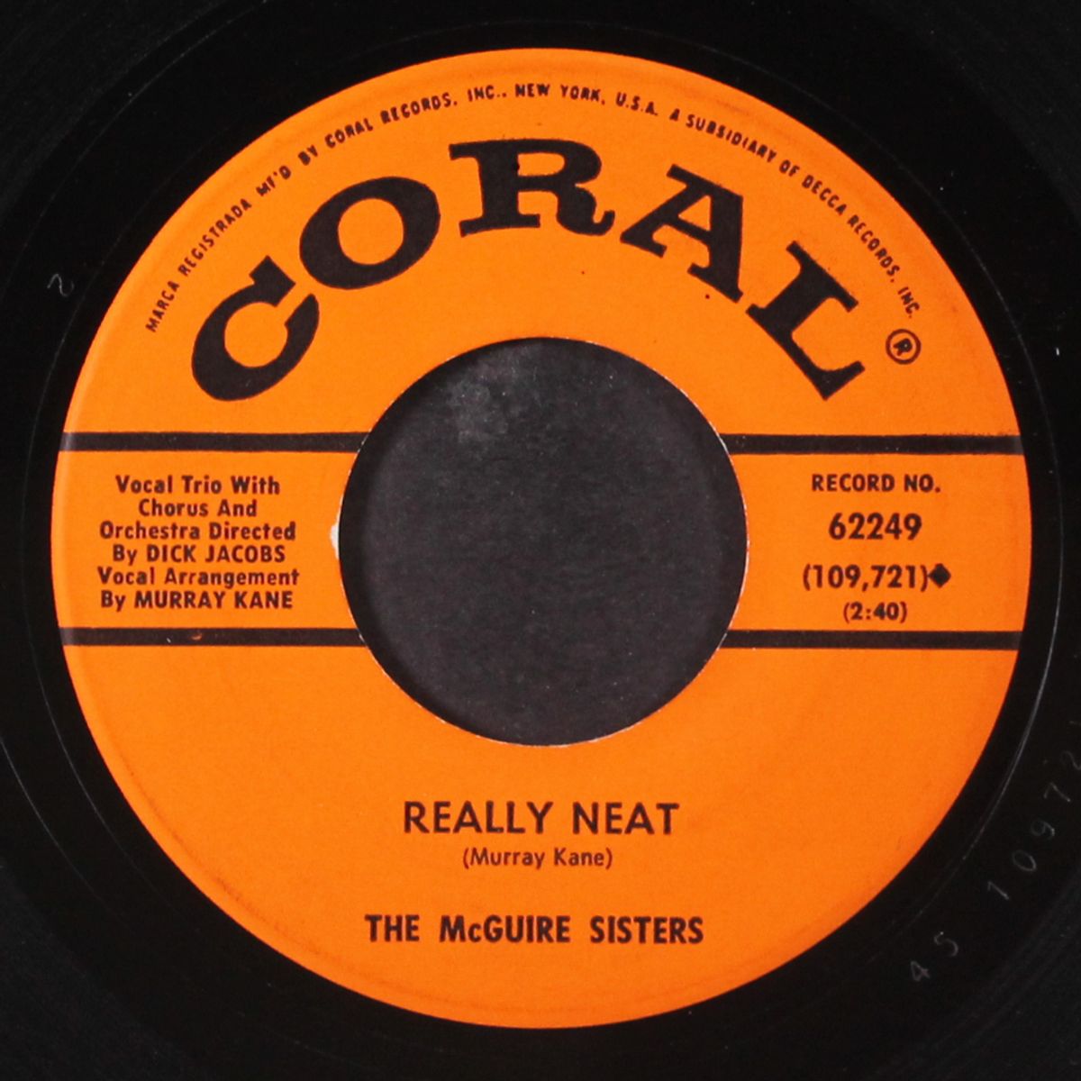 really neat by MCGUIRE SISTERS