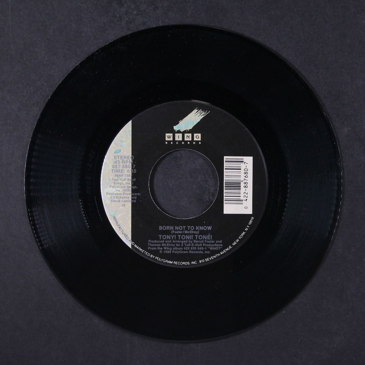 born not to know / catch my breath by TONY TONI TONE