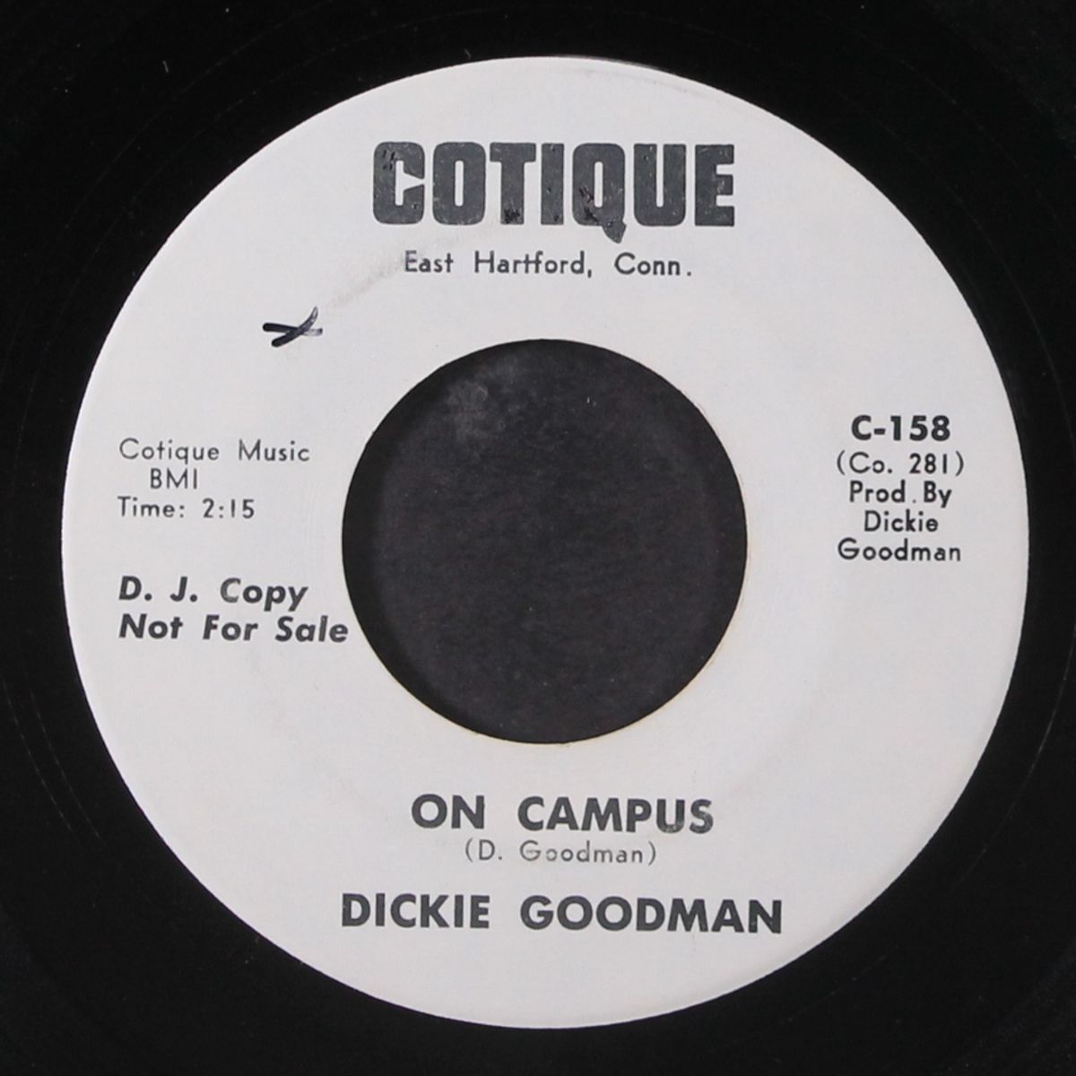 on campus / mombo suzie by DICKIE GOODMAN / JOHNNY COLON