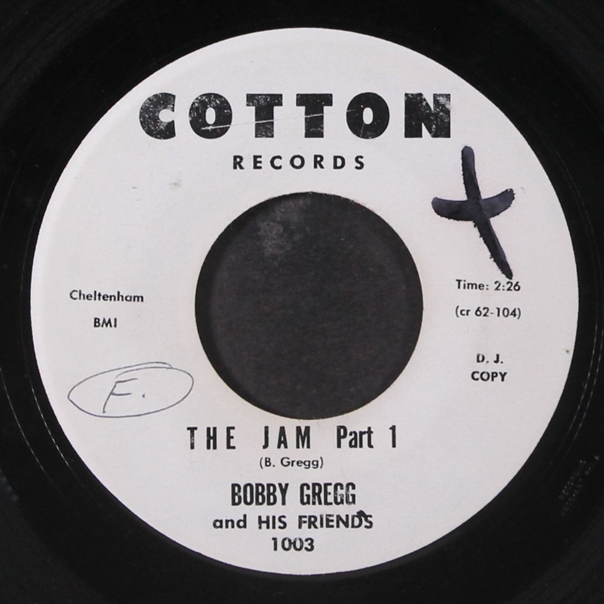 the jam by BOBBY GREGG