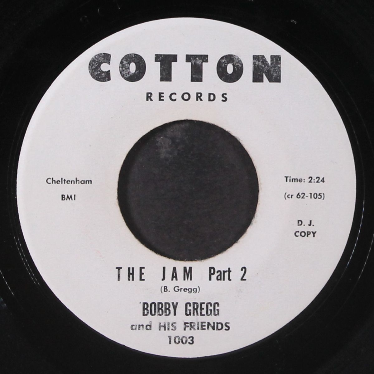 the jam by BOBBY GREGG